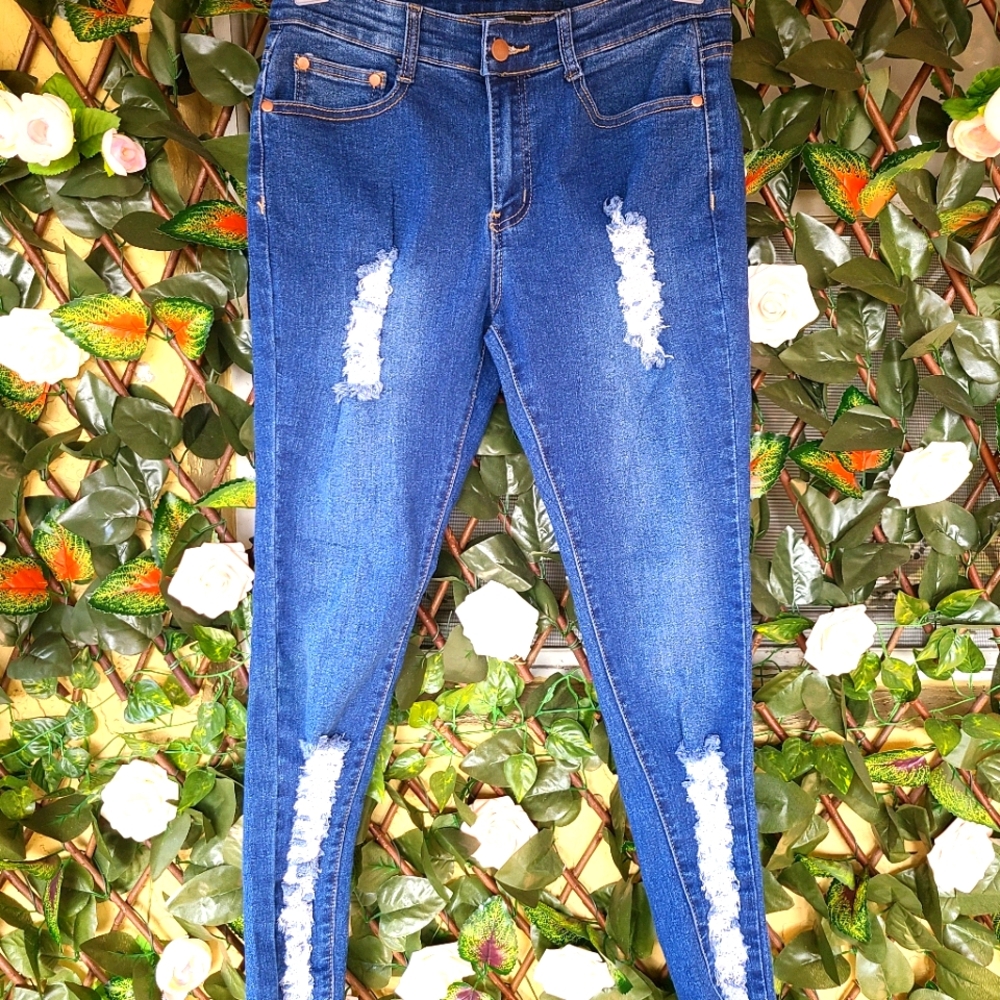 Fashion Nova Distressed Jeans